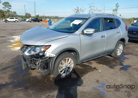 2018 Nissan Rogue Sv из США, поврежденный, VIN KNMAT2MT4JP552301